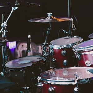 Band Cover band a Tulipark con drum set